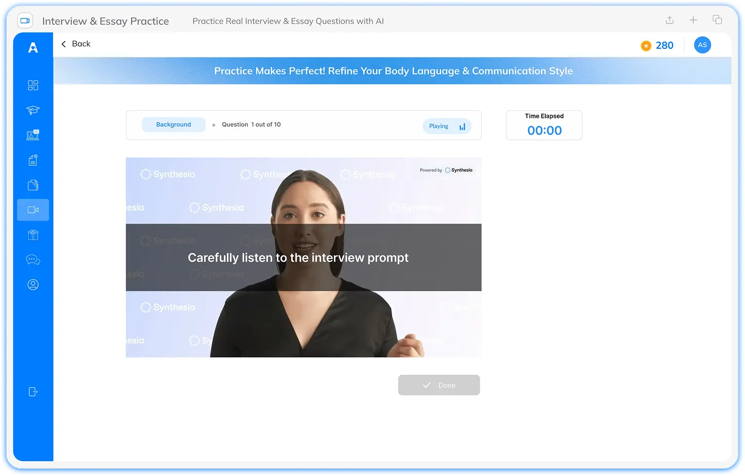 Online mock visa interview tool for study abroad preparation